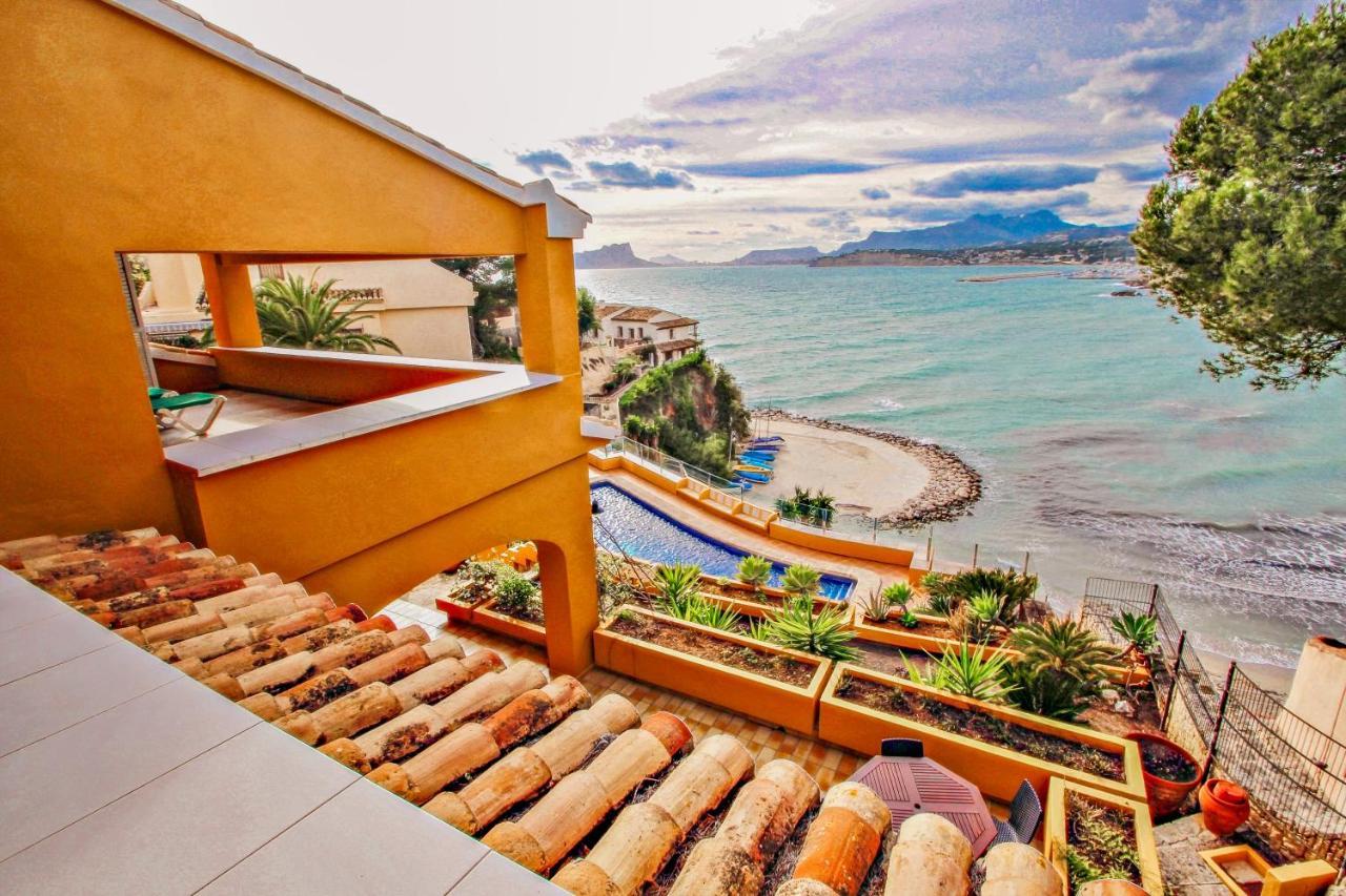 El Portet - Beachfront Holiday Home With Private Pool In Moraira Exterior foto
