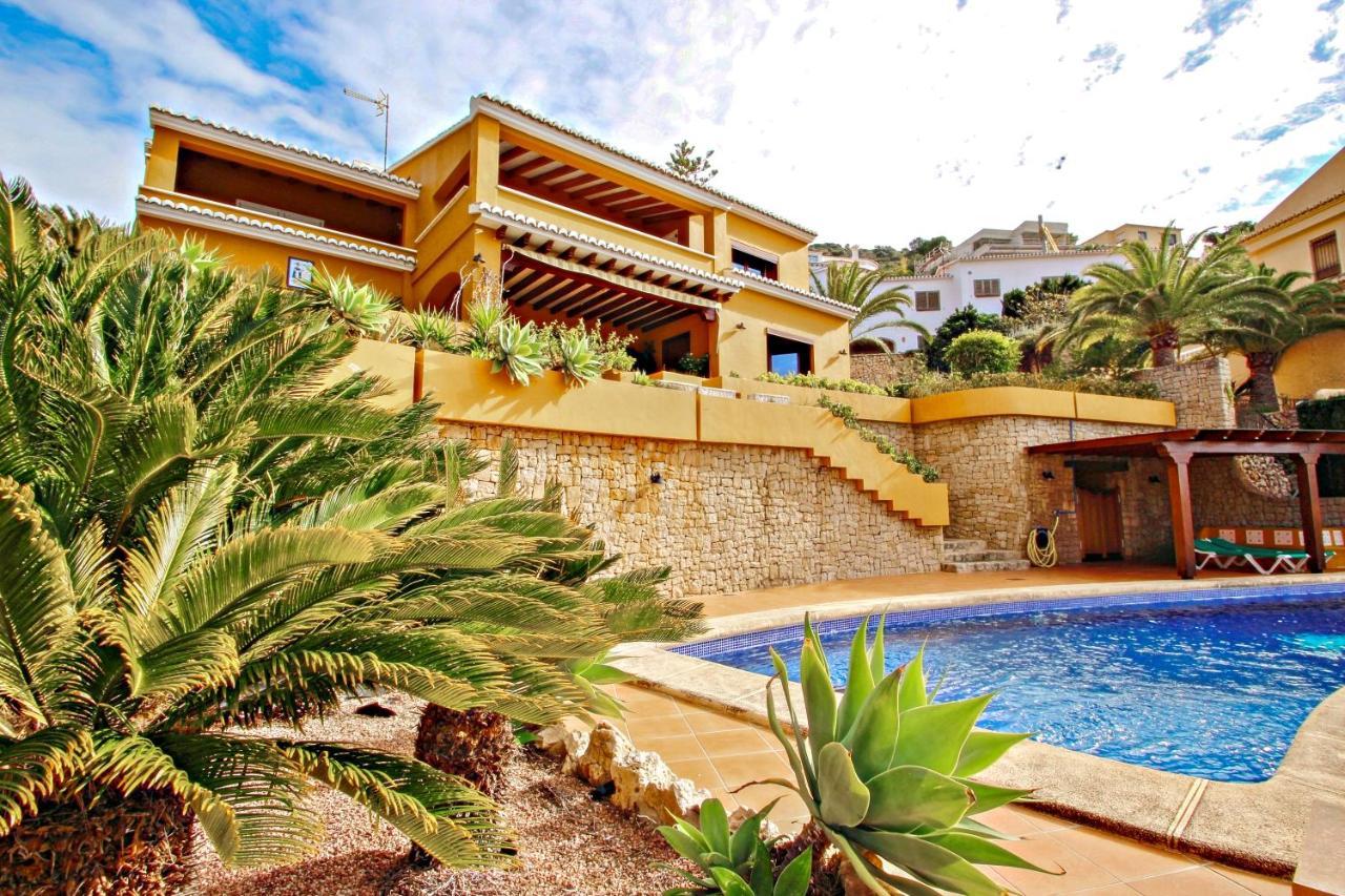 El Portet - Beachfront Holiday Home With Private Pool In Moraira Exterior foto